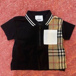 Burberry Black Trim Polo